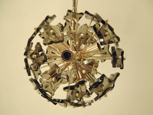 Vintage sputnik chandelier, Fontana Arte, 1960`s ca, Italian